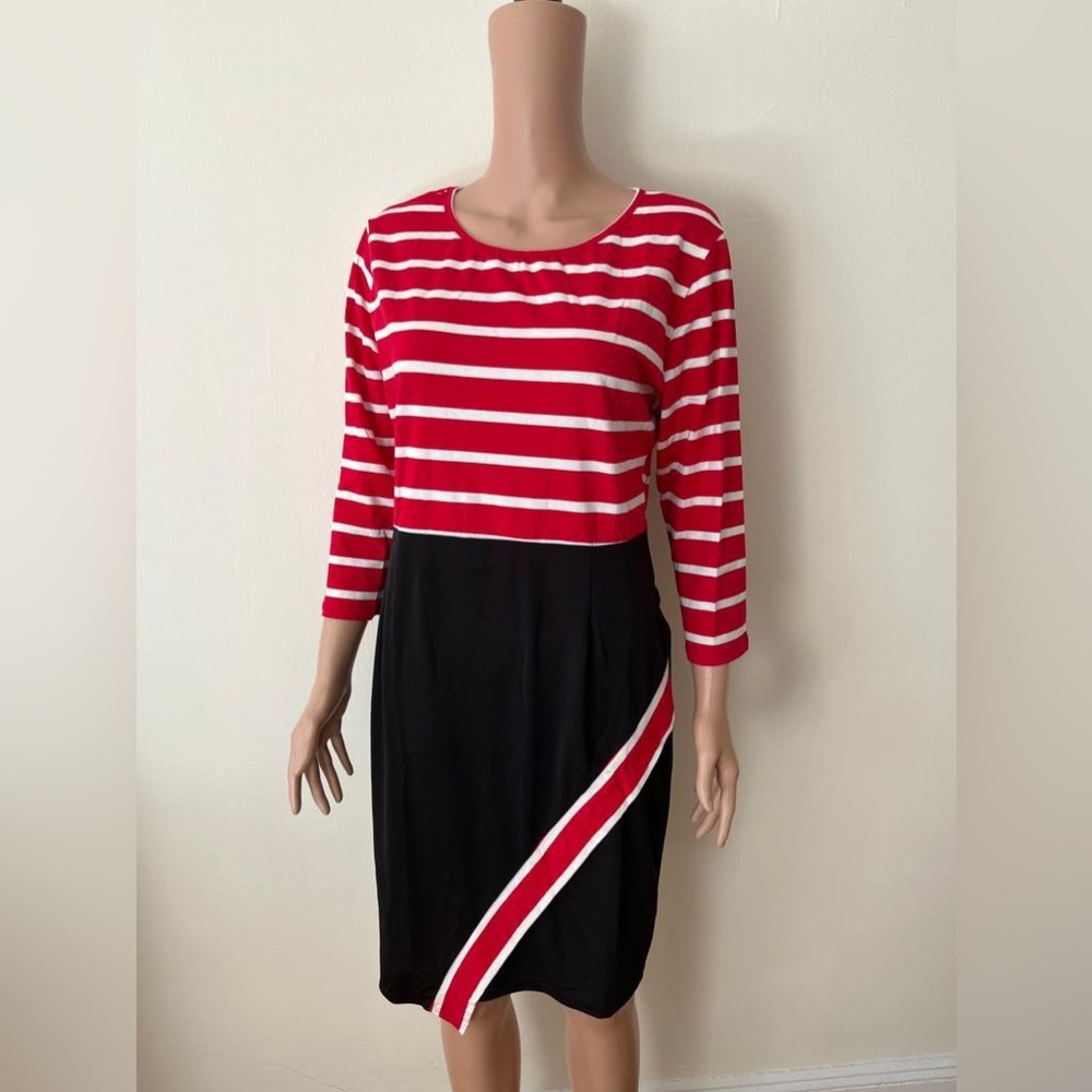 New with tags long sleeves dress, 1950s style vintage cocktail party dress, XXL